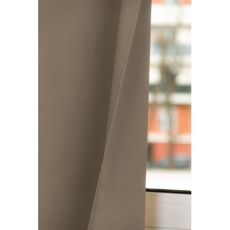Zasłona na wymiar 100% Zaciemniająca Revolution Szary Beige MC637
